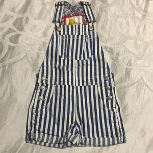 Mini boden pinstripe overalls